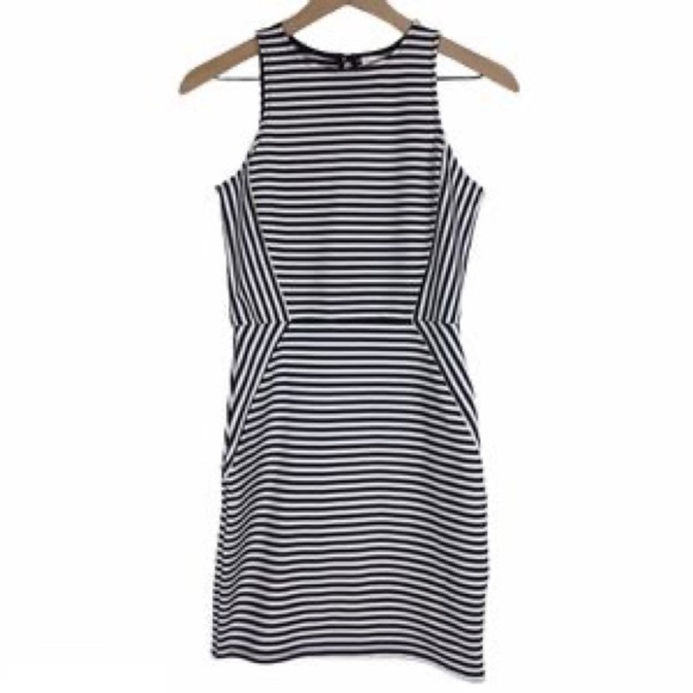 Navy White Stripe Mini Dress *Buy 2, Get 1 Free